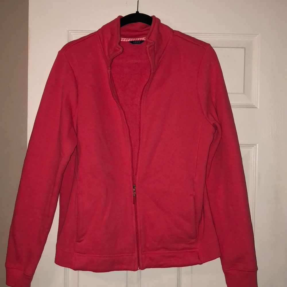 Izod pink zip up